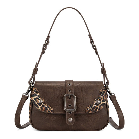 Wrangler Western Buckle Studded Shoulder Crossbody Bag