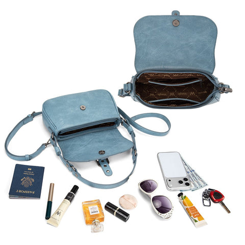 Wrangler Western Buckle Studded Shoulder Crossbody Bag