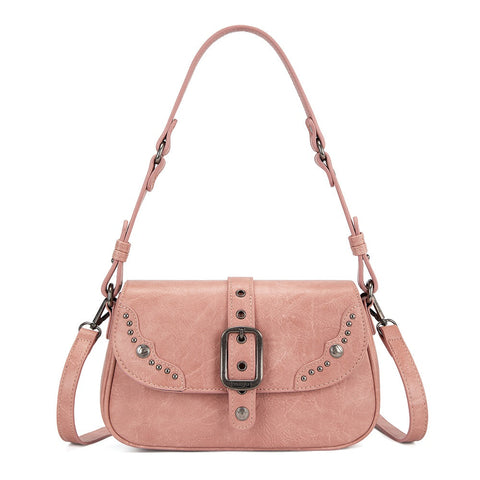 Wrangler Western Buckle Studded Shoulder Crossbody Bag