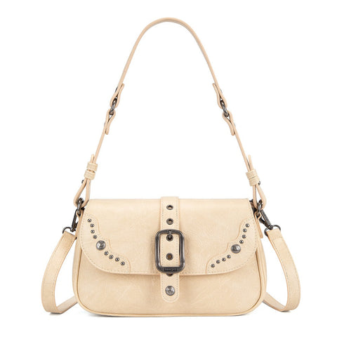 Wrangler Western Buckle Studded Shoulder Crossbody Bag