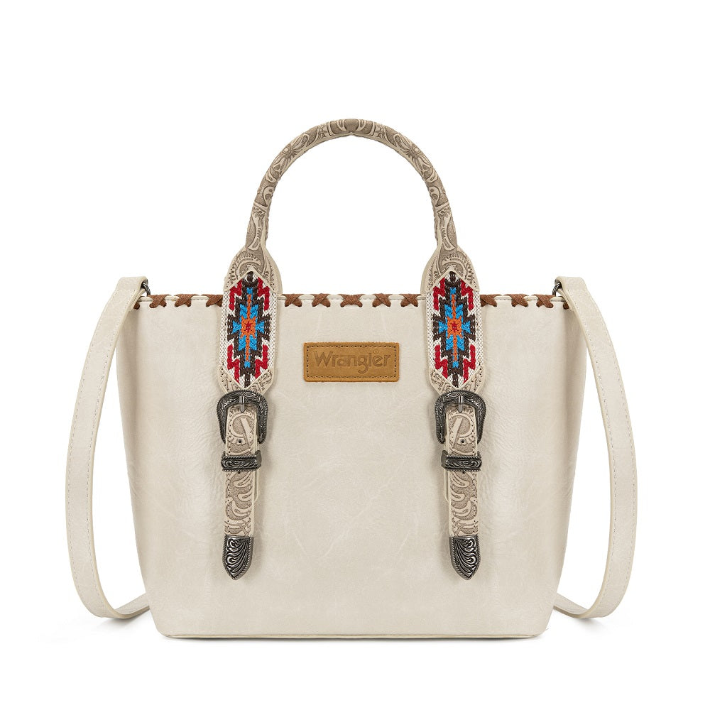 Wrangler Western Embroidery Tote Bag