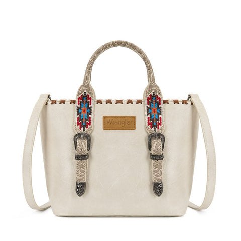 Wrangler Western Embroidery Tote Bag