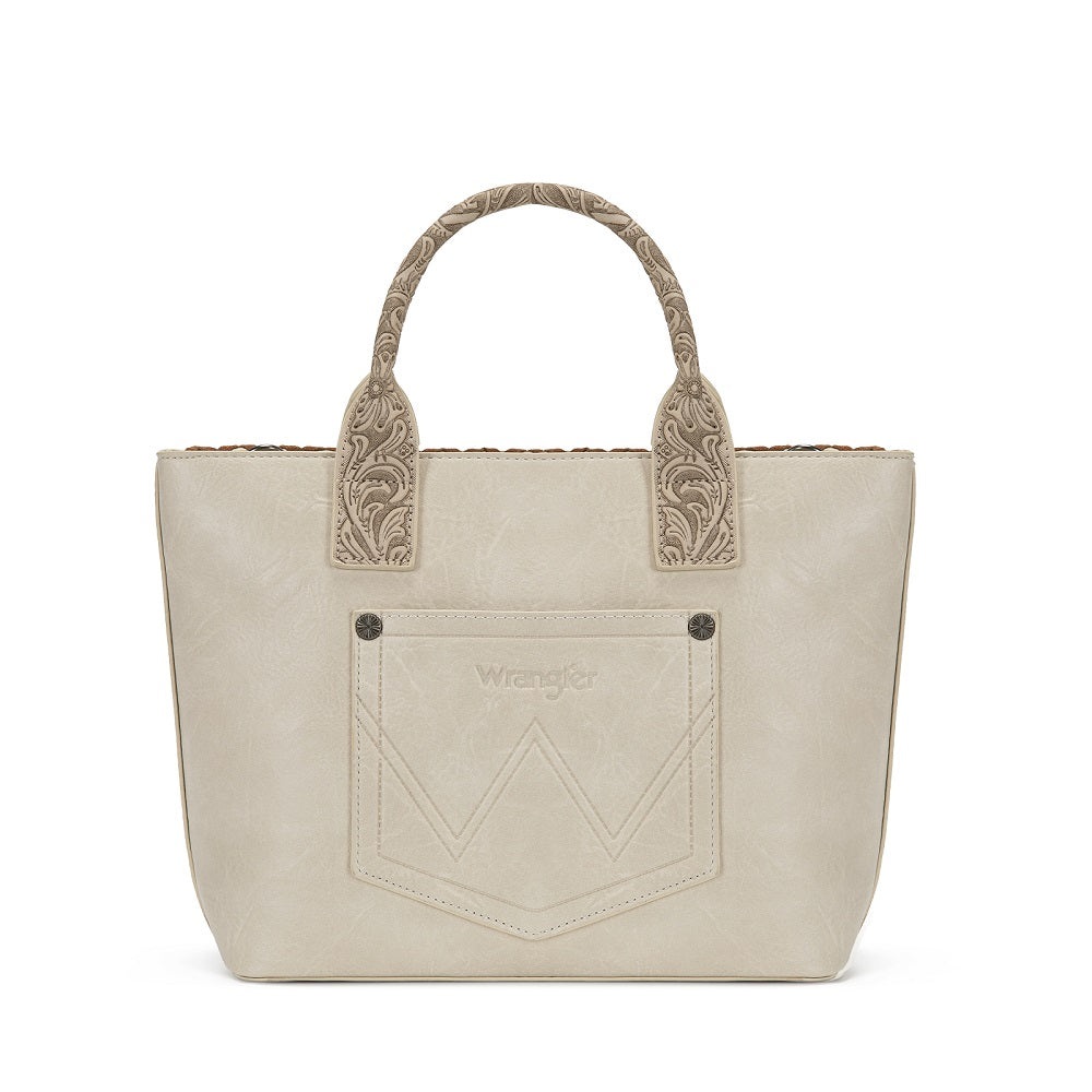 Wrangler Western Embroidery Tote Bag