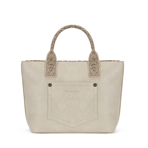 Wrangler Western Embroidery Tote Bag
