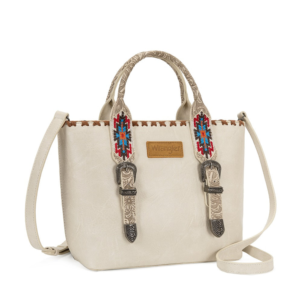 Wrangler Western Embroidery Tote Bag