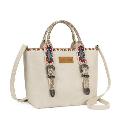Wrangler Western Embroidery Tote Bag