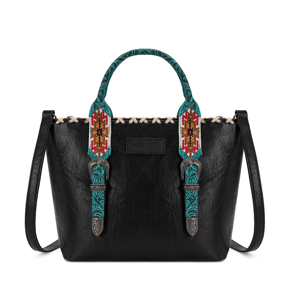 Wrangler Western Embroidery Tote Bag