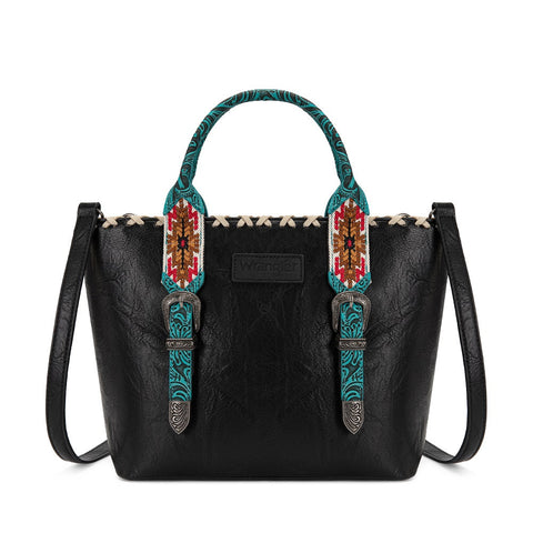 Wrangler Western Embroidery Tote Bag