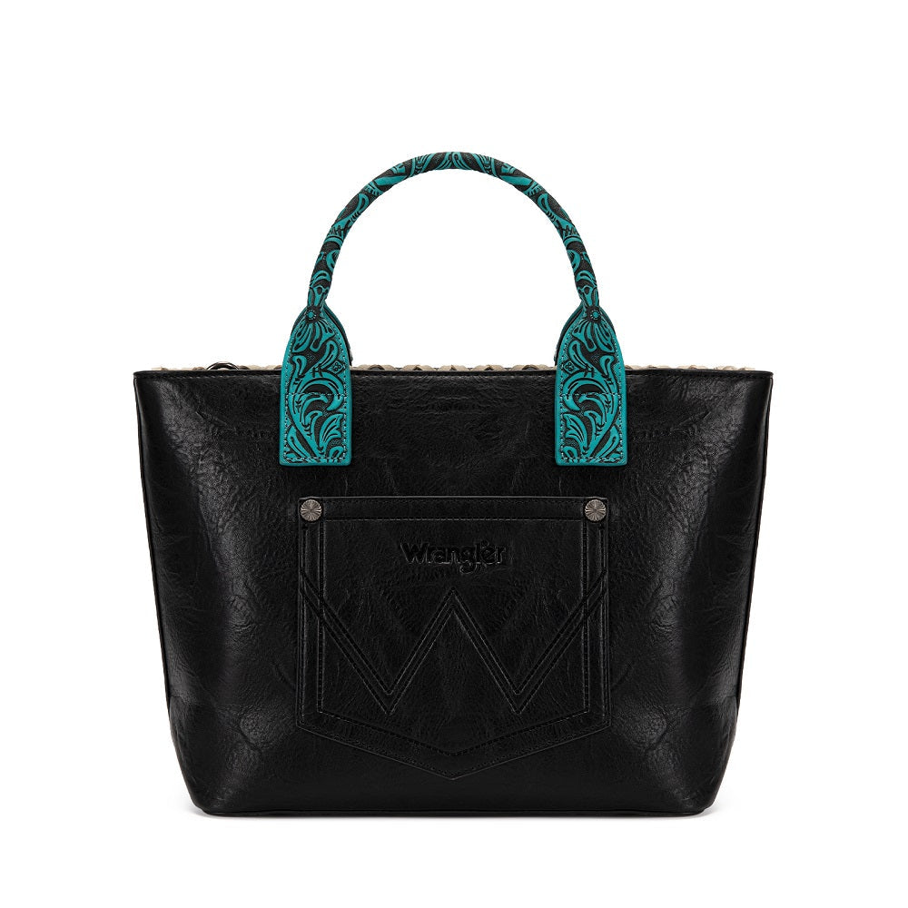 Wrangler Western Embroidery Tote Bag
