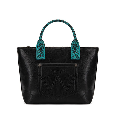 Wrangler Western Embroidery Tote Bag