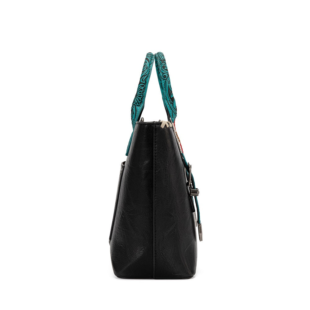Wrangler Western Embroidery Tote Bag