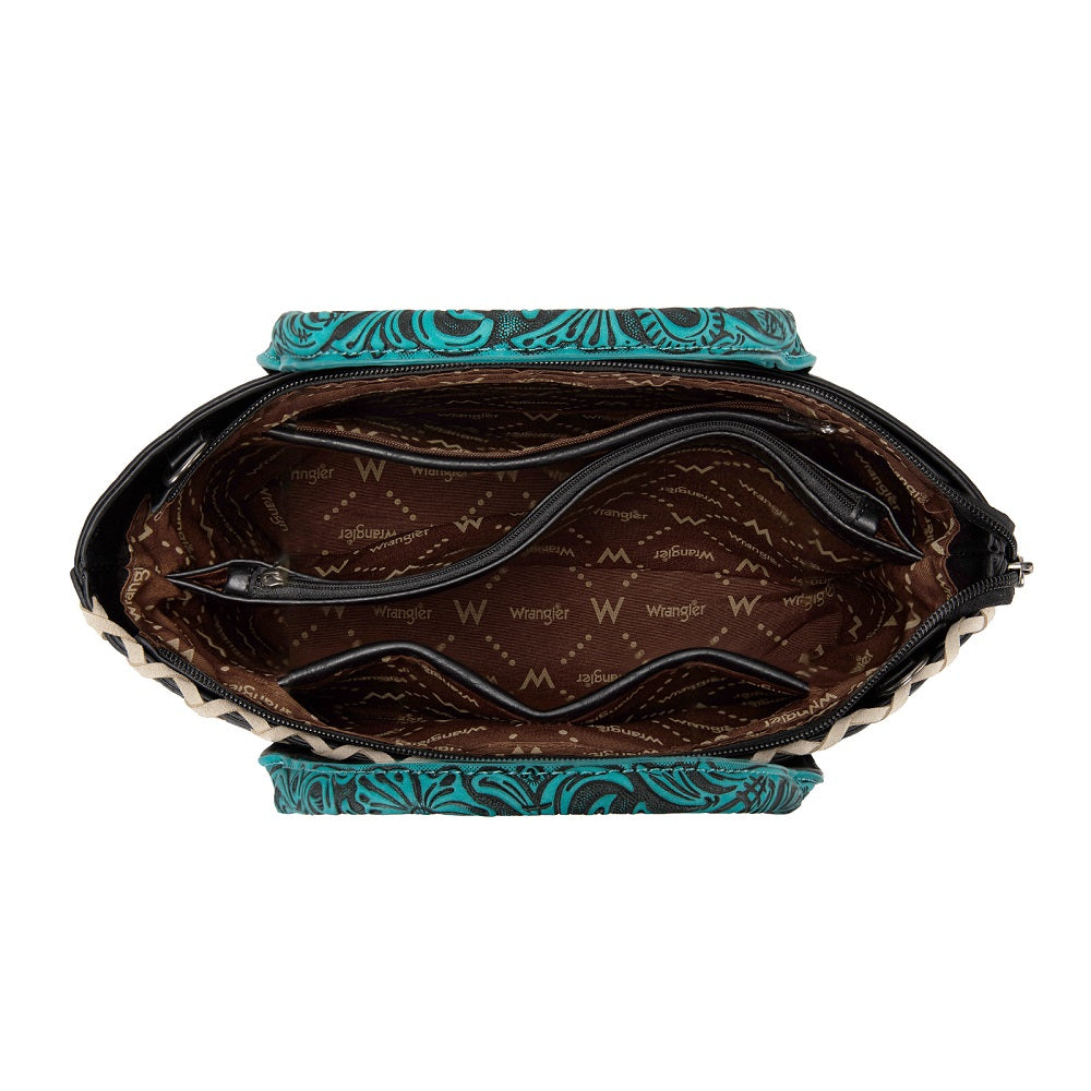 Wrangler Western Embroidery Tote Bag