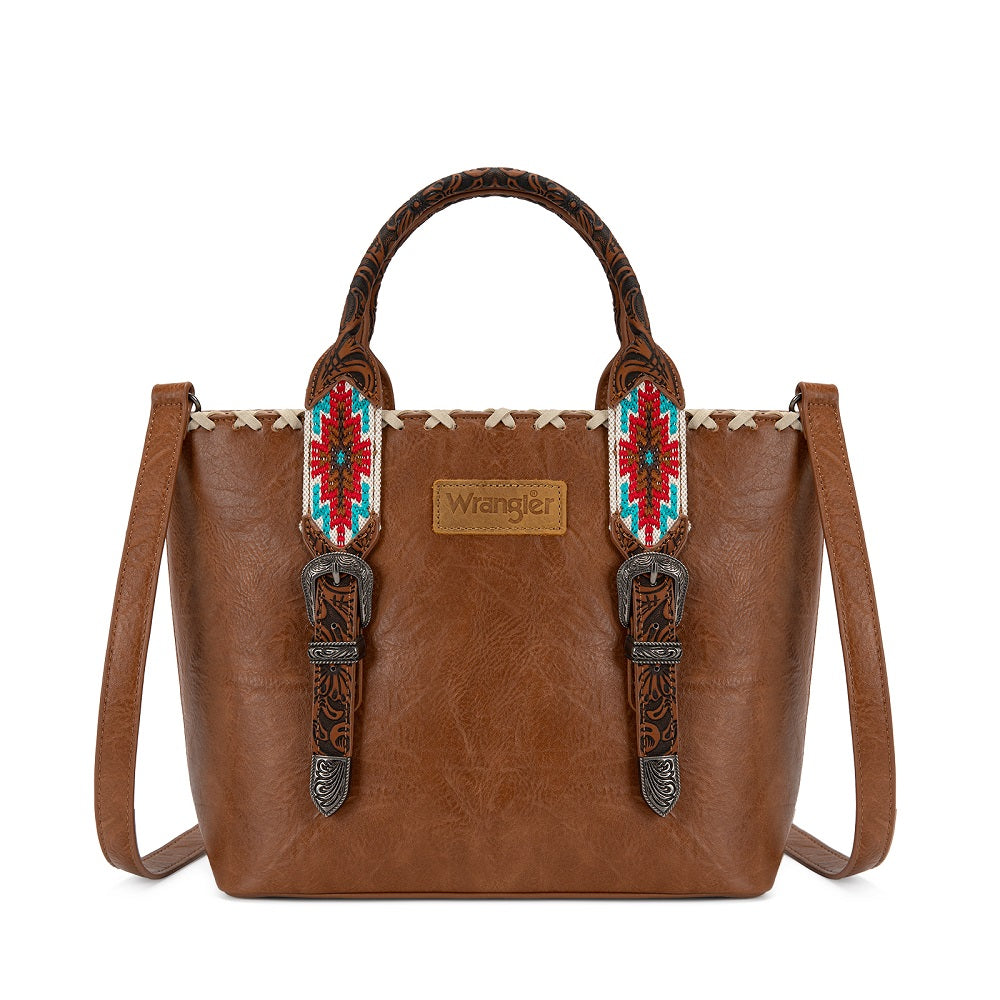 Wrangler Western Embroidery Tote Bag