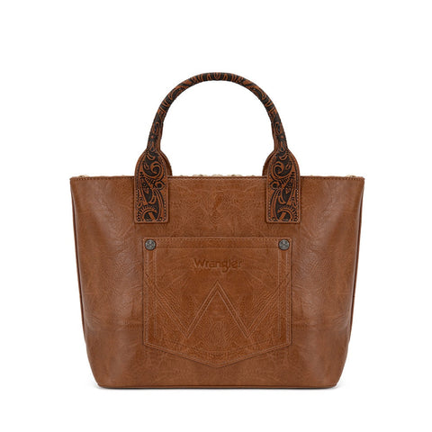 Wrangler Western Embroidery Tote Bag