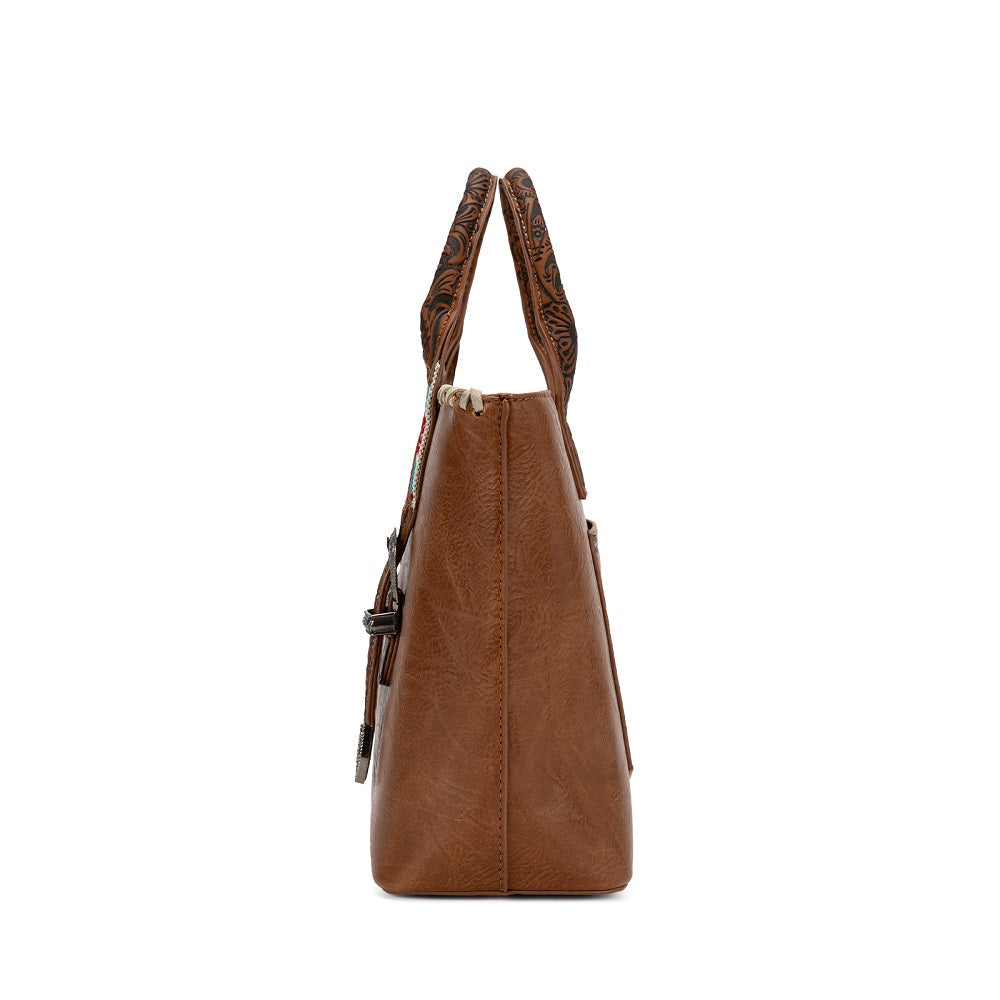 Wrangler Western Embroidery Tote Bag