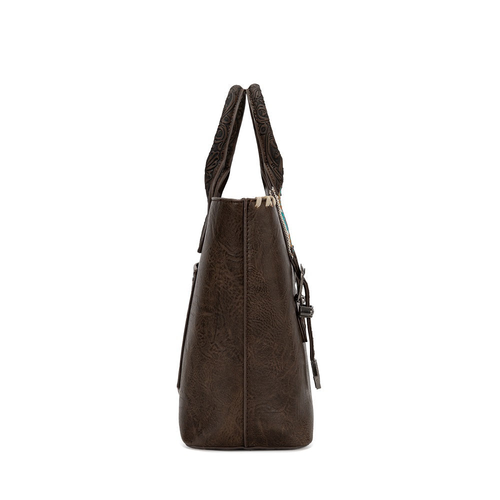 Wrangler Western Embroidery Tote Bag