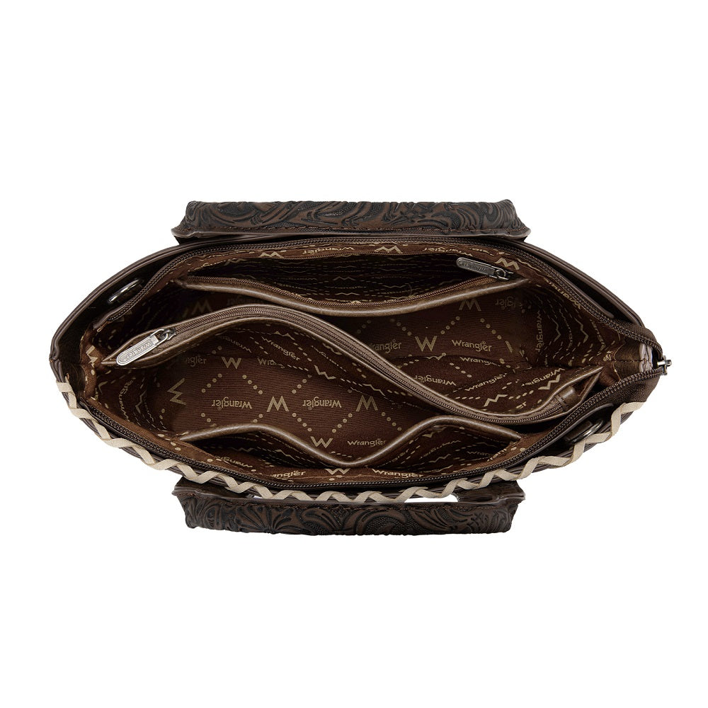Wrangler Western Embroidery Tote Bag
