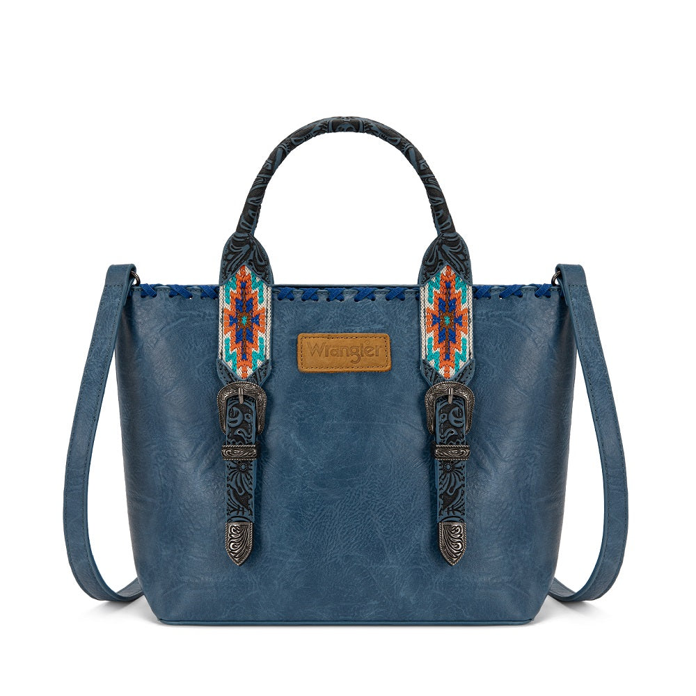 Wrangler Western Embroidery Tote Bag