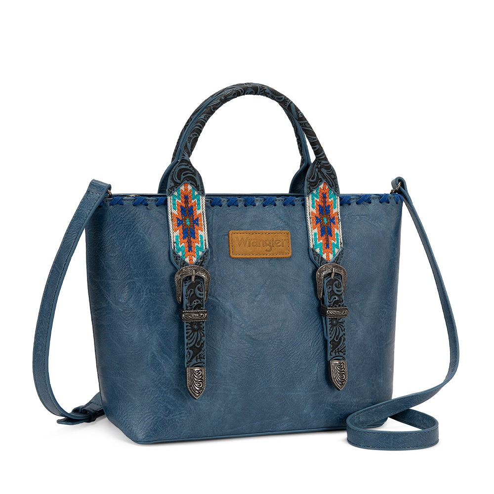 Wrangler Western Embroidery Tote Bag