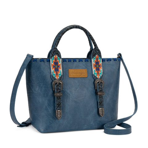 Wrangler Western Embroidery Tote Bag