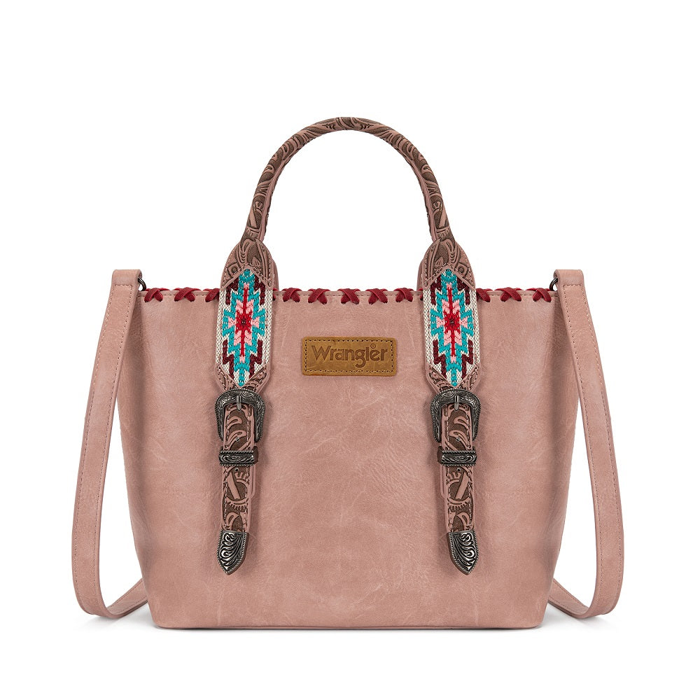 Wrangler Western Embroidery Tote Bag