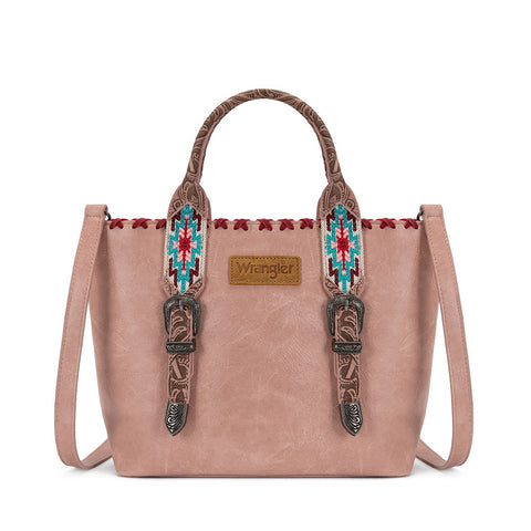 Wrangler Western Embroidery Tote Bag