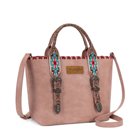 Wrangler Western Embroidery Tote Bag