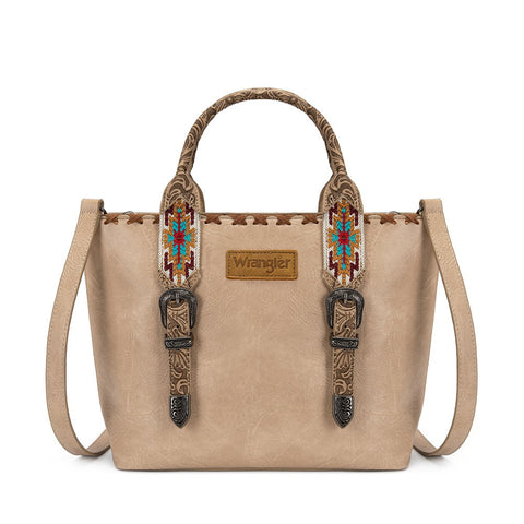 Wrangler Western Embroidery Tote Bag