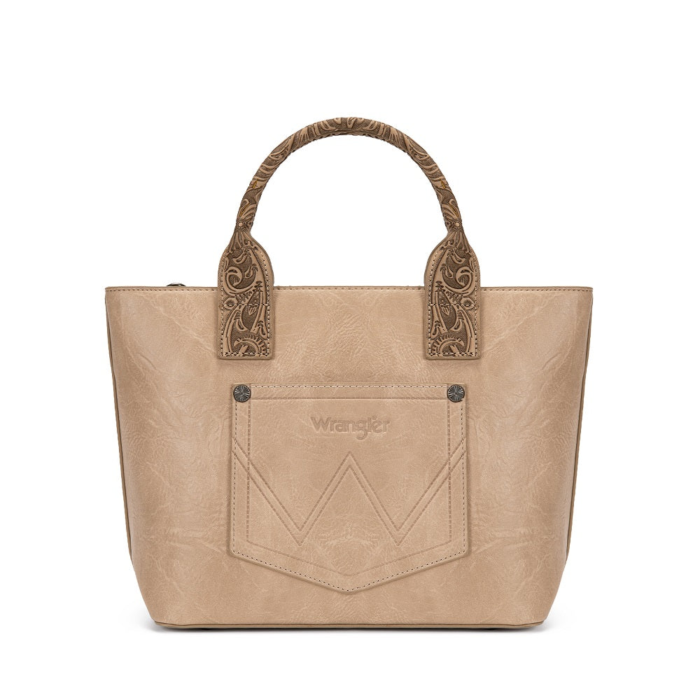 Wrangler Western Embroidery Tote Bag
