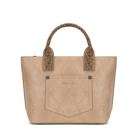 Wrangler Western Embroidery Tote Bag