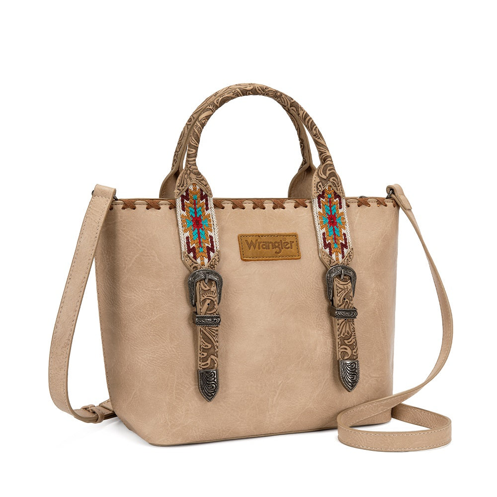 Wrangler Western Embroidery Tote Bag