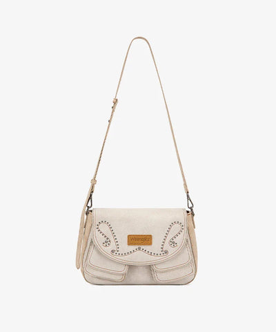 Wrangler Studded Faux-Suede Crossbody Bag