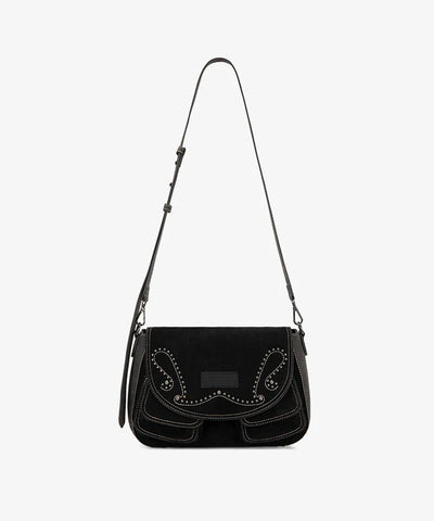 Wrangler Studded Faux-Suede Crossbody Bag
