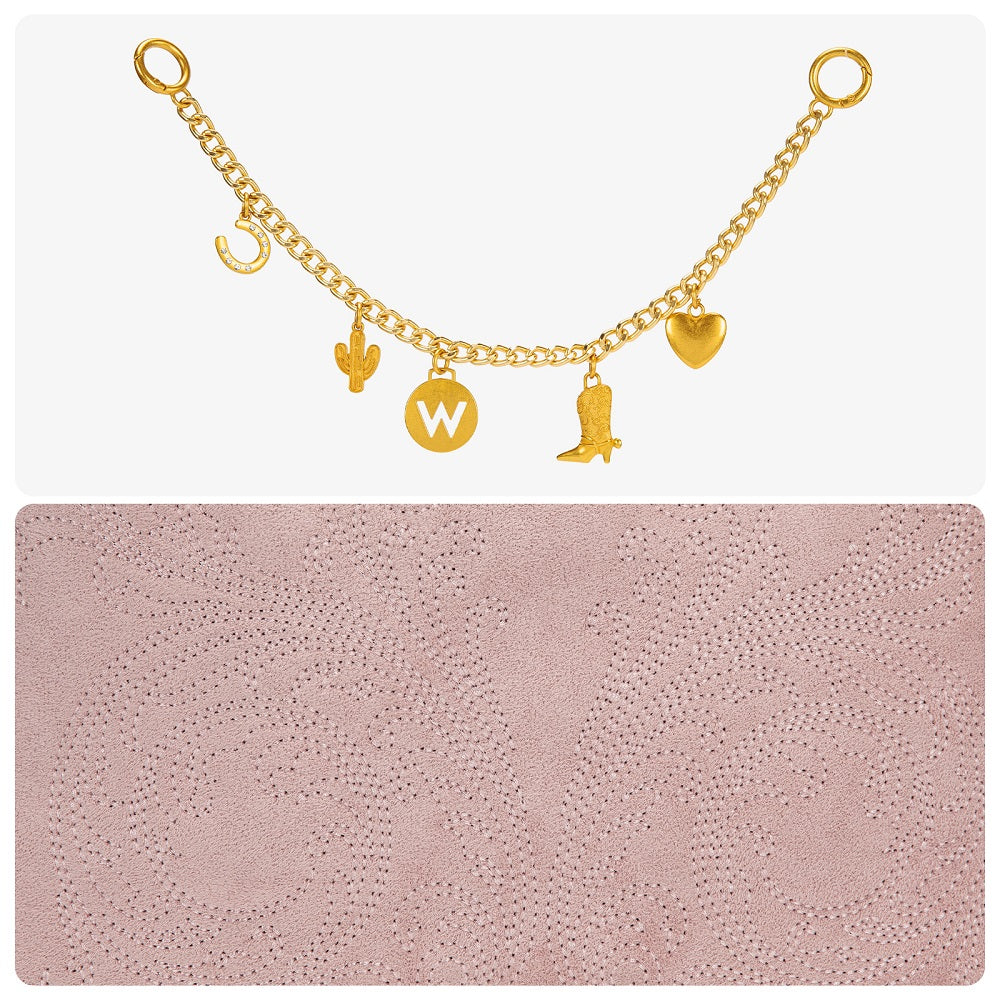 Wrangler Charm Chain Hobo Tote Bag