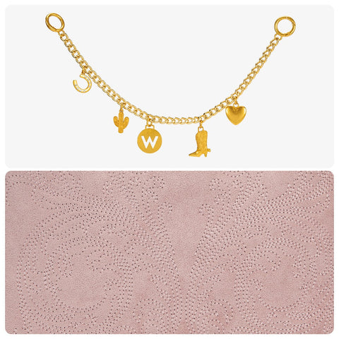 Wrangler Charm Chain Hobo Tote Bag