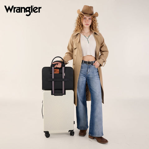 Wrangler Pebbled Faux Leather Laptop Brief Bag