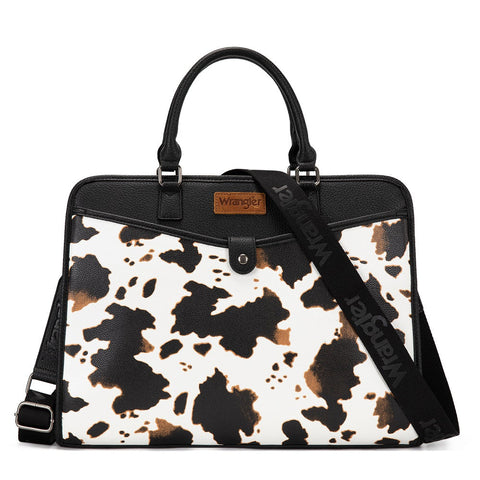 Wrangler Pebbled Faux Leather Laptop Brief Bag