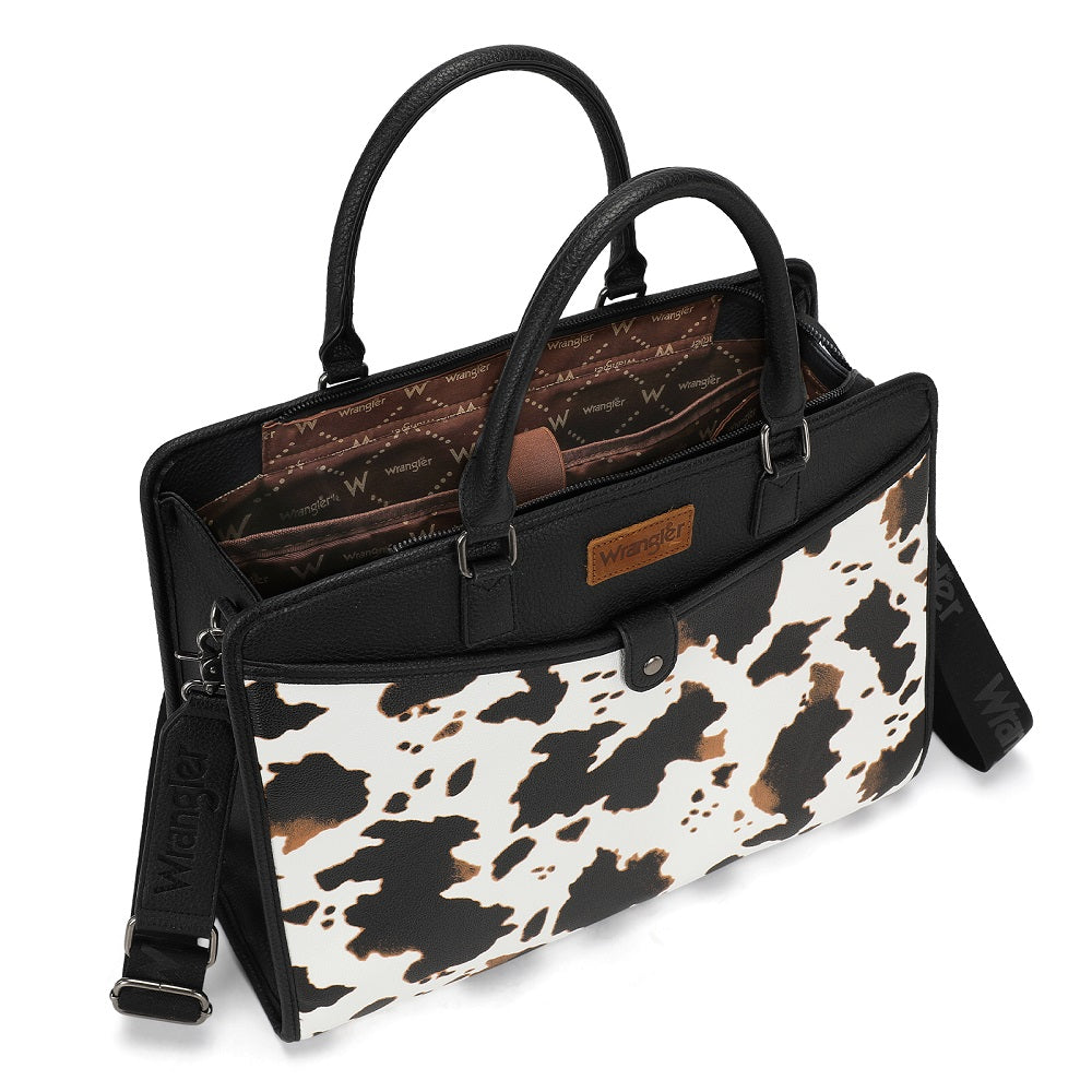 Wrangler Pebbled Faux Leather Laptop Brief Bag
