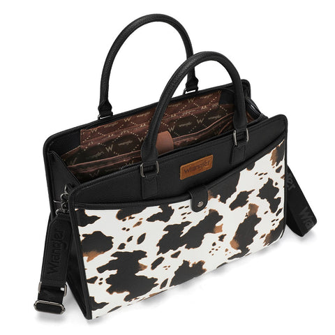 Wrangler Pebbled Faux Leather Laptop Brief Bag
