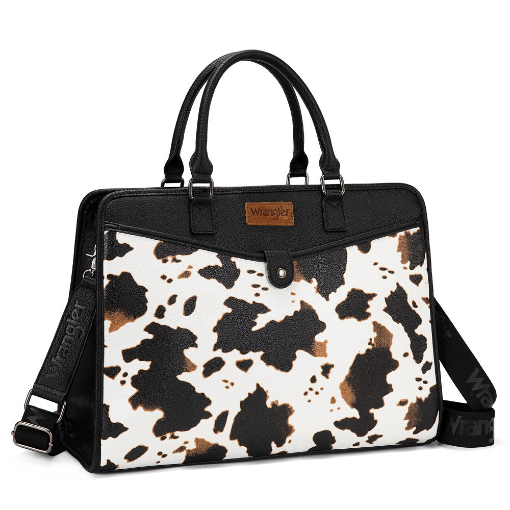 Wrangler Pebbled Faux Leather Laptop Brief Bag