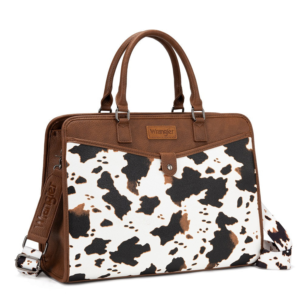 Wrangler Pebbled Faux Leather Laptop Brief Bag