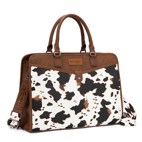 Wrangler Pebbled Faux Leather Laptop Brief Bag