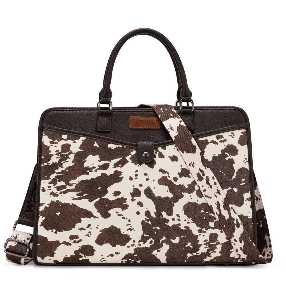 Wrangler Pebbled Faux Leather Laptop Brief Bag