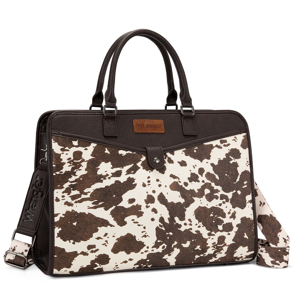 Wrangler Pebbled Faux Leather Laptop Brief Bag