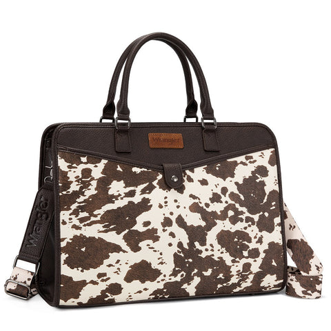 Wrangler Pebbled Faux Leather Laptop Brief Bag