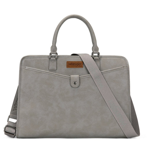 Wrangler Pebbled Faux Leather Laptop Brief Bag