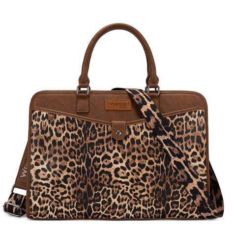 Wrangler Pebbled Faux Leather Laptop Brief Bag
