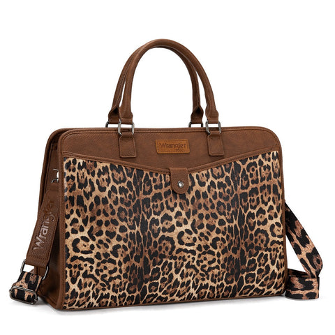Wrangler Pebbled Faux Leather Laptop Brief Bag