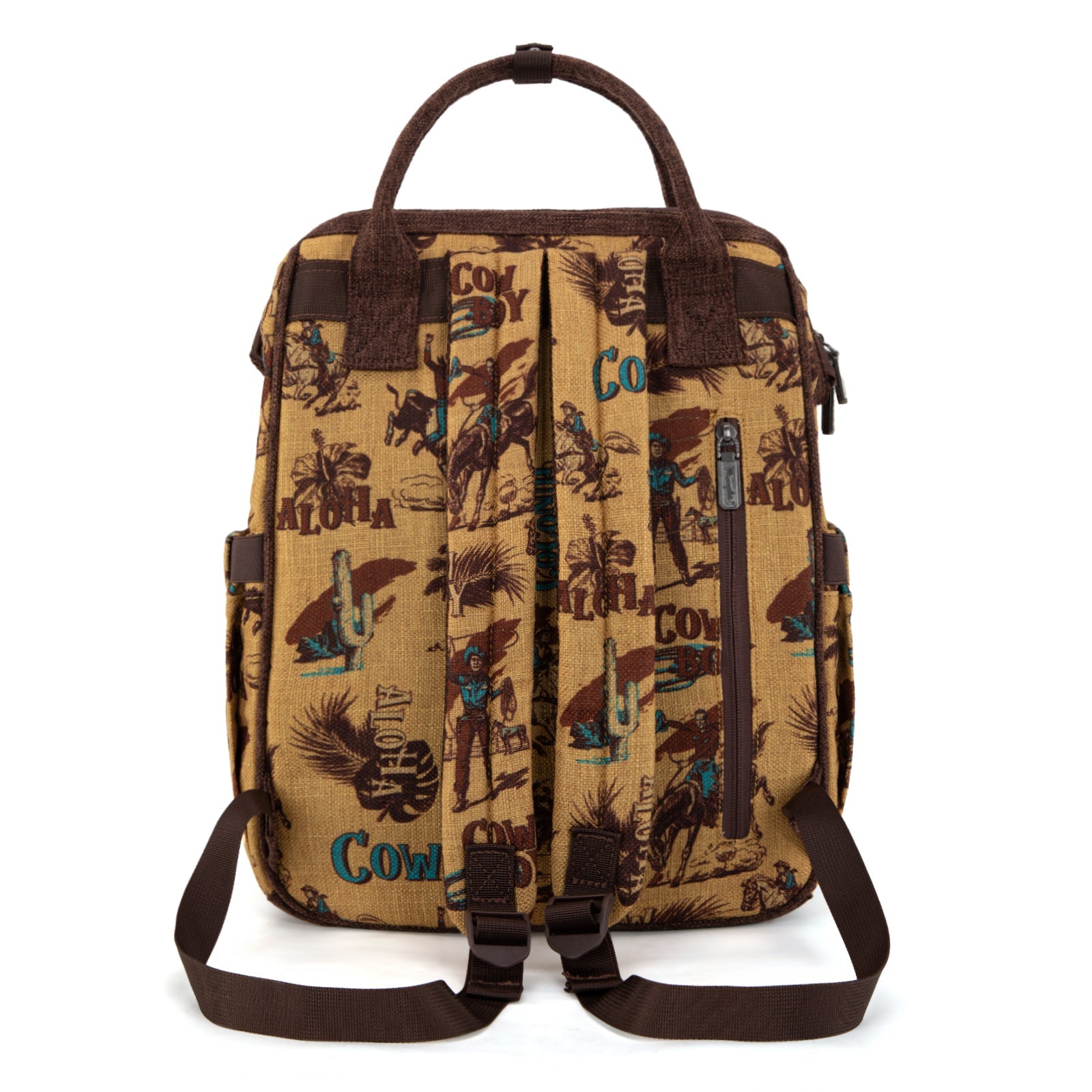 Wrangler Vintage Retro Cowboy Cool Print Backpack