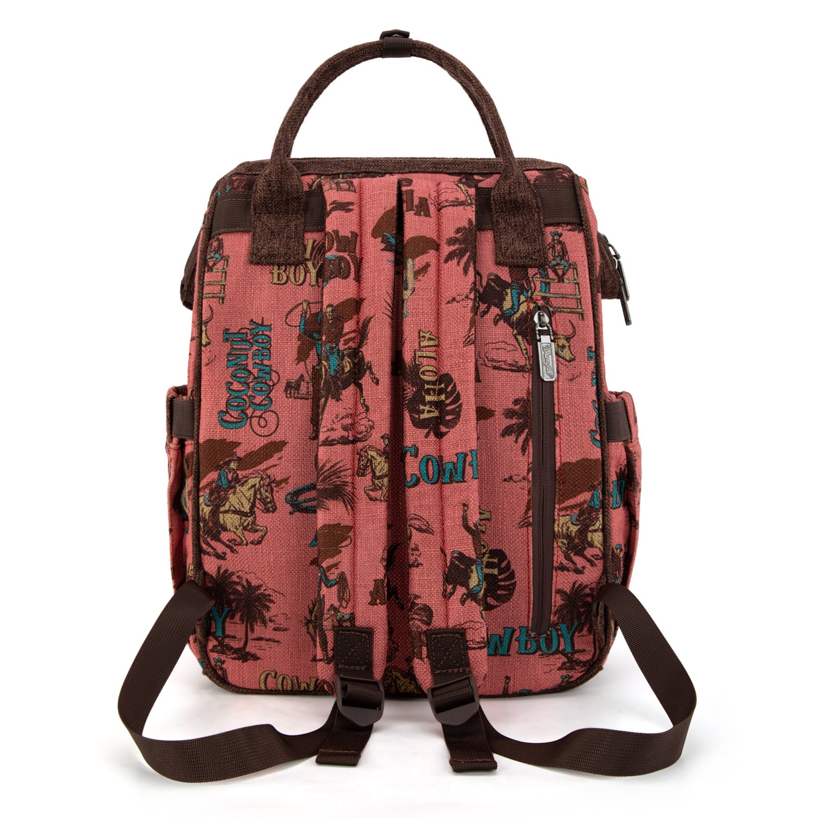 Wrangler Vintage Retro Cowboy Cool Print Backpack